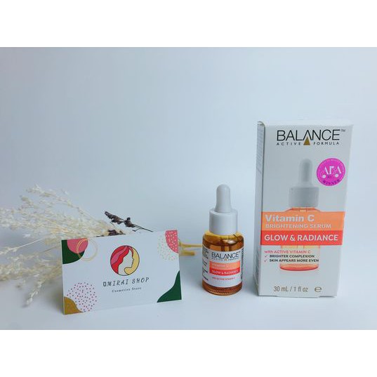 Serum Trắng Da, Mờ Thâm Balance Active Formula Vitamin C Brightening 30ml