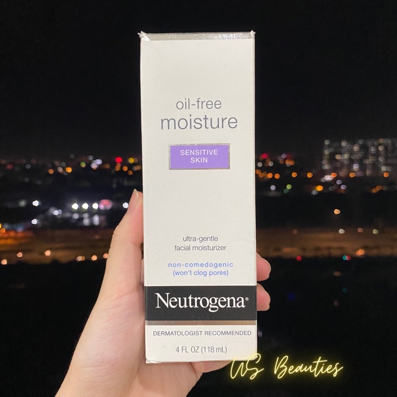 Kem Dưỡng Ẩm Neutrogena Oil-Free Moisture Sensitive Skin 118ml