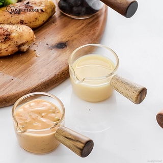 Chén thủy tinh đựng nước chấm đa năng có tay cầm bắt mắt