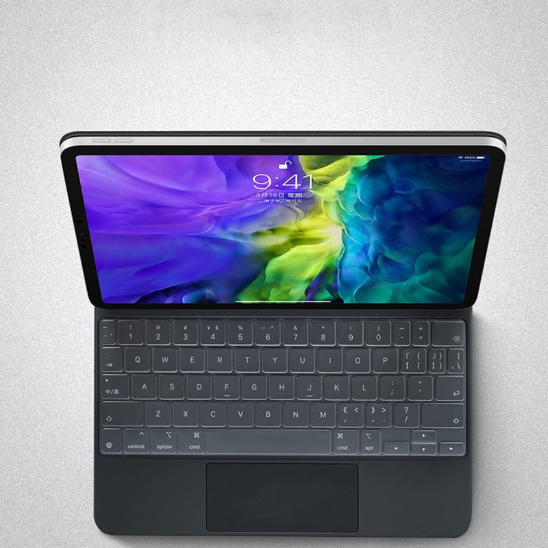 Ốp Máy Tính Bảng TPU Trong Suốt Chống Nước Chống Bẩn Bảo Vệ Bàn Phím Cho iPad Pro 12.9 inch 11 inch 2020 2021