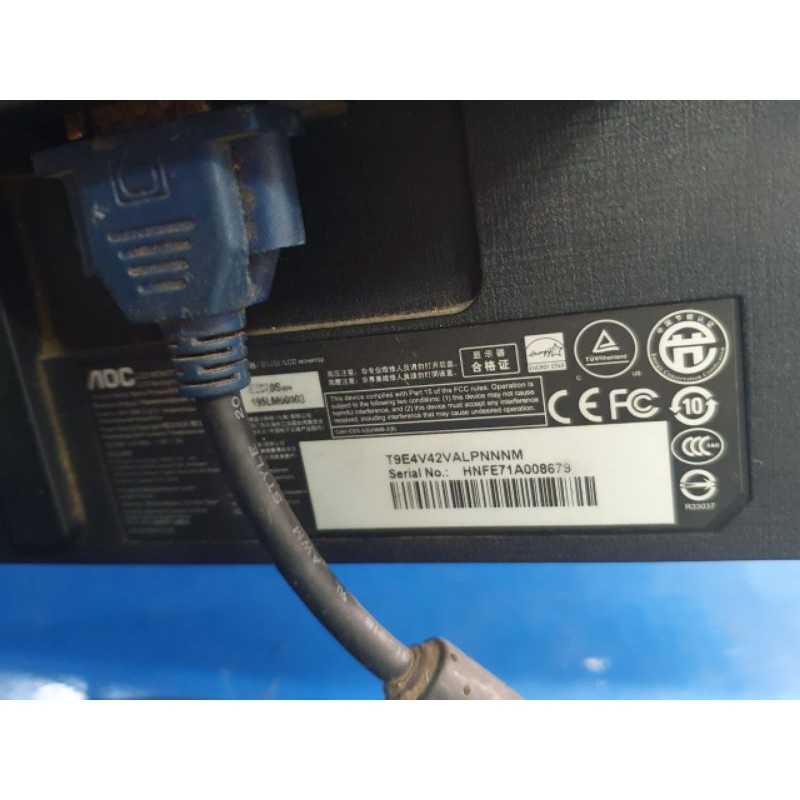 MÀN HÌNH LCD AOC 2070SWN LỖI SỌC, BỤI TRONG, XƯỚC MÀN | BigBuy360 - bigbuy360.vn