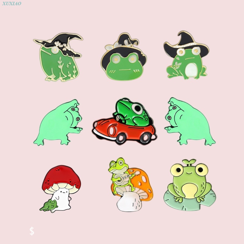 Huy Hiệu Cài Áo Hình Ếch Dễ Thương 50 Kiểu