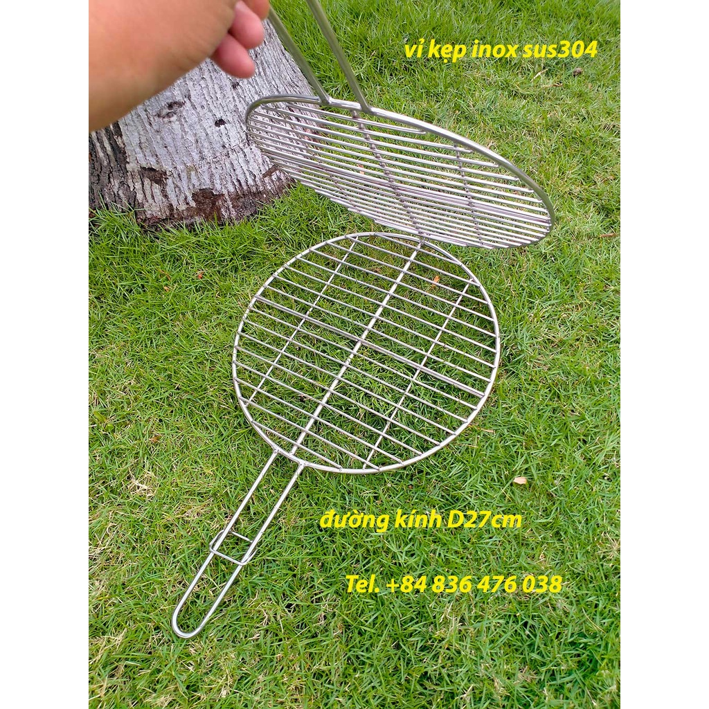 Vỉ nướng inox sus304 cao cấp - hoàn ngay 200% nếu bị gỉ sét - đủ các kích thước lớn nhỏ