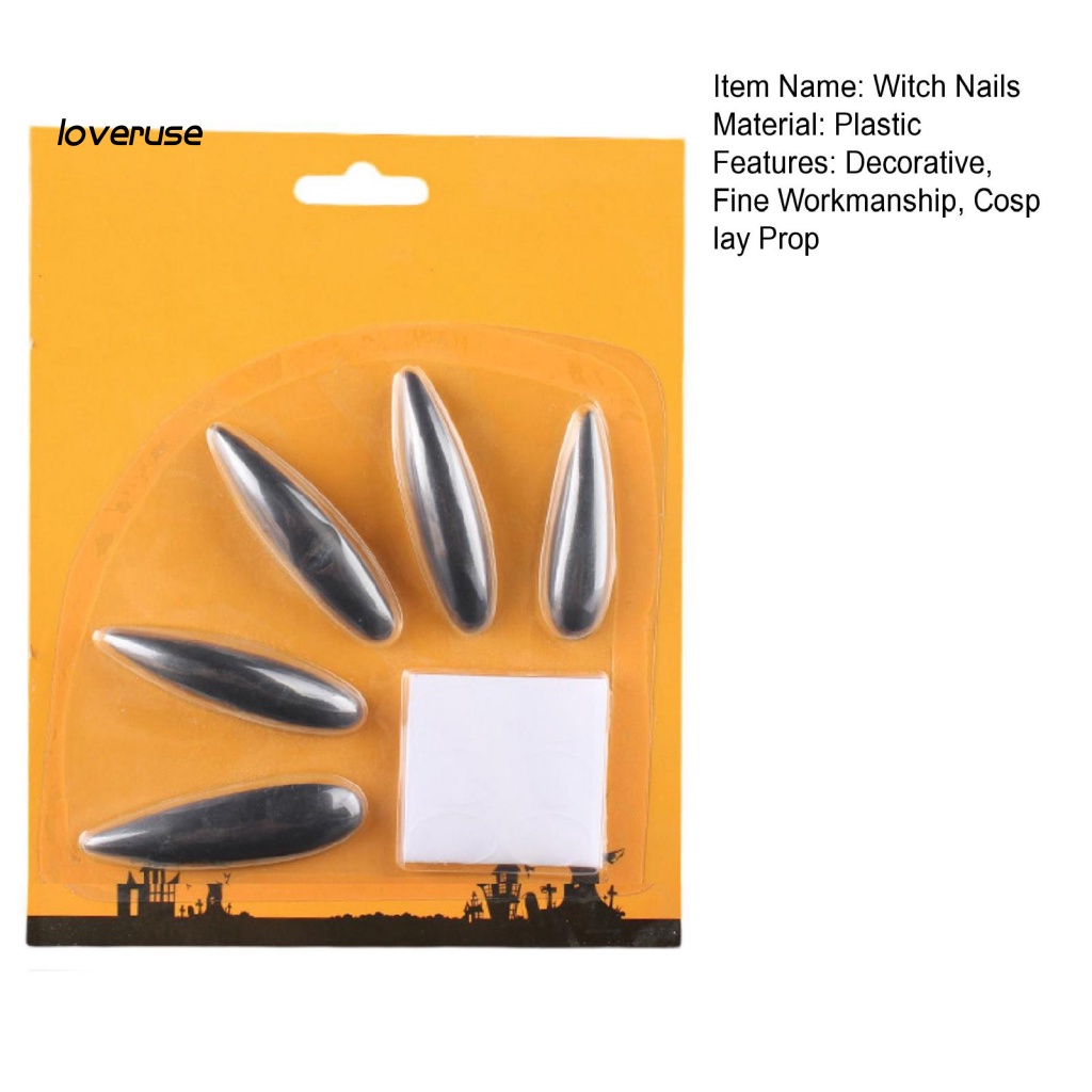Set 10 Móng Tay Giả Hóa Trang Halloween