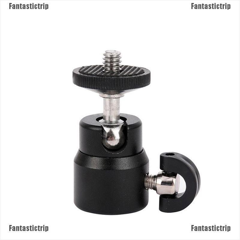 Fantastictrip Mini 1/4" 360 Swivel Ball Head Screw Tripod DSLR Ballhead Stand For Camera