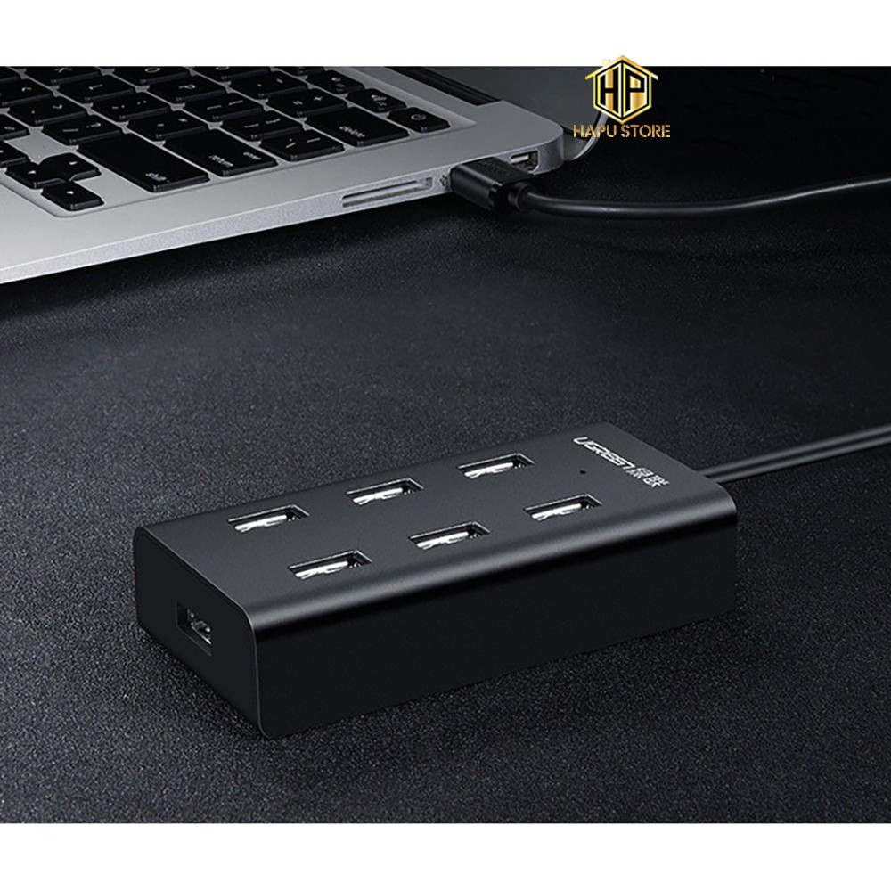 Hub USB 7 Cổng Ugreen 30374 chuẩn USB 2.0 cao cấp - Hapustore