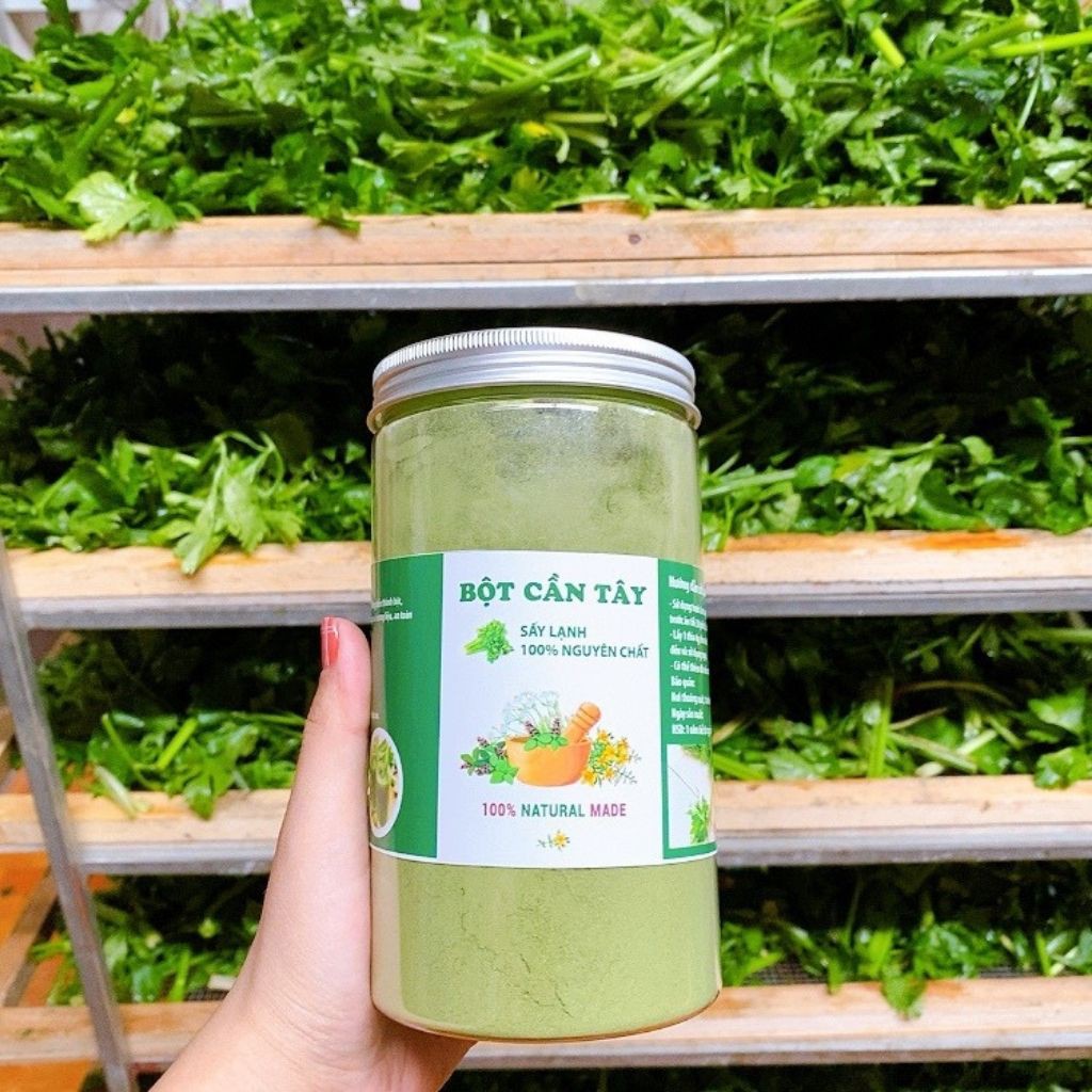 Bột Cần Tây Sấy Lạnh Handmade  Hộp 500gr