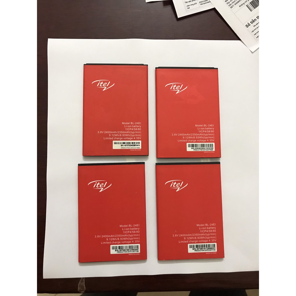 Pin BL-24EI/S11 plus/A13/1508 plus/S31 itel Mới