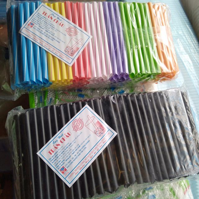 1bịch ống hút chân châu,sinh tố