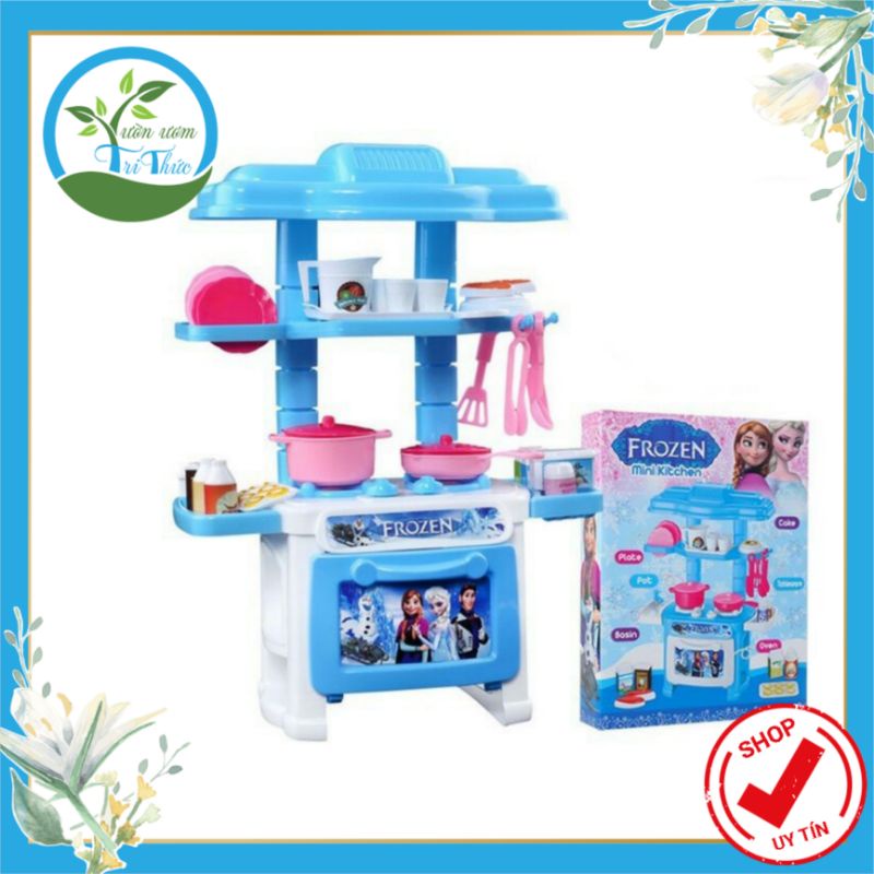 Đồ chơi nhà bếp bé yêu vô cùng thích thú Mini frozen, hello Kitty