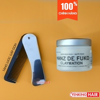 Sáp Hanz De Fuko Claymation Chính Hãng USA 56G - Tặng Lược gấp gọn