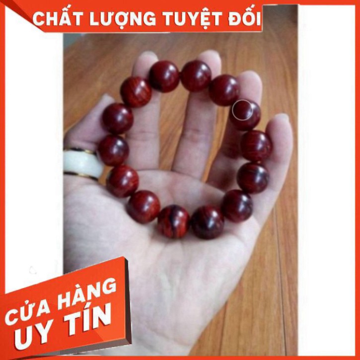 VONG TAY PHONG THỦY , VÒNG TAY GỖ SƯA ĐỎ 100% TỰ NHIÊN GIÚP GIA CHỦ PHÁT LỘC LÀM ĂN THUẬN LỢI [ Tặng hộp Gấm cao cấp ]