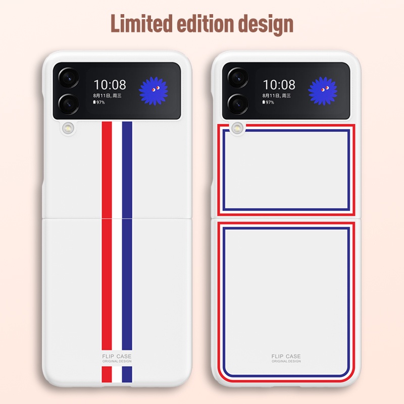 Ốp điện thoại mỏng màu sắc sang trọng cho Samsung Galaxy Z Flip 3 5G