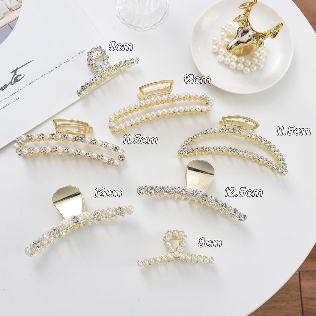 Kẹp Tóc Kim Loại Hình Thẻ Bài