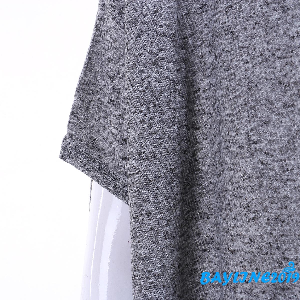 Áo Kiểu Cổ Chữ V Thiết Kế Màu Trơn Thanh Lịch