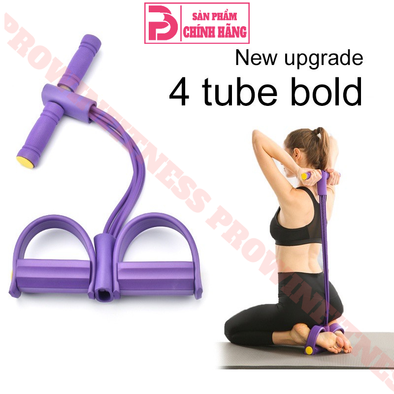 Dây tập gym dụng cụ tập gym dây tập kháng lực Prowin Fitness đàn hồi tập cơ bụng eo lưng tại nhà