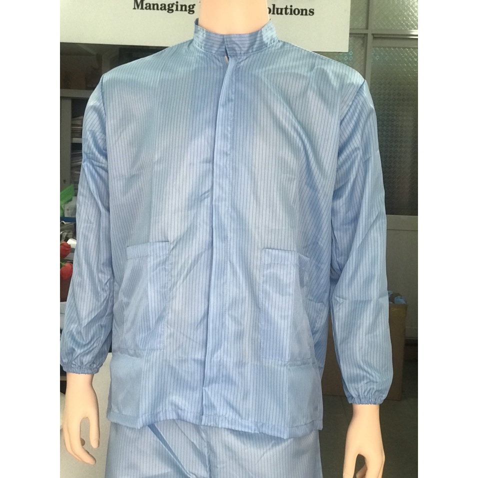 Áo phòng sạch dài tay, chống tĩnh điện -may đẹp