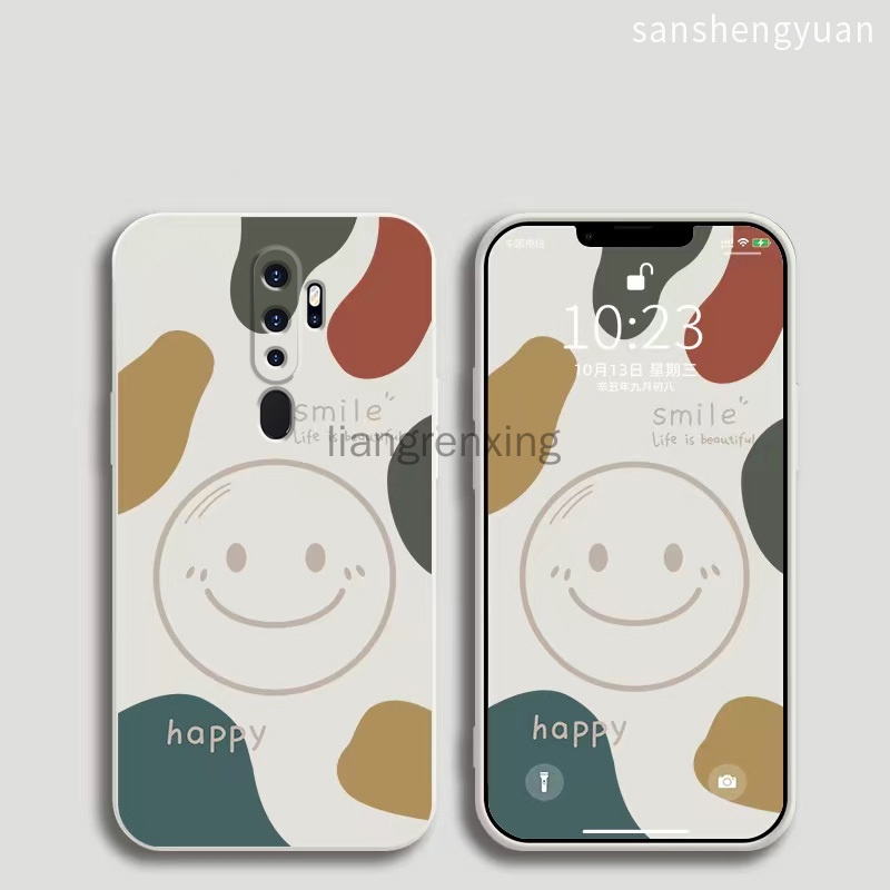 Ốp Điện Thoại Silicone Mềm Màu Trơn Cho OPPO a5 2020 OPPO A9 2020