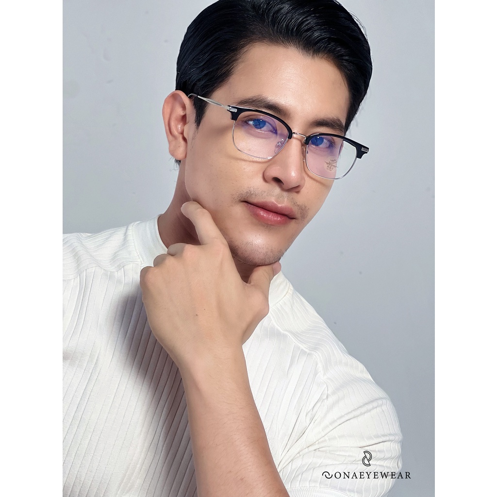 Gọng Kính Cận nam nữ Sona Eyewear chất liệu nhựa ABS và kim loại cao cấp - C03