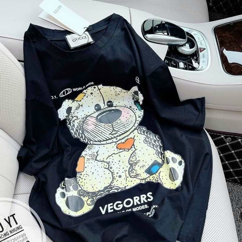 [Mã FAMAYWA giảm 10K đơn 50K] ÁO PHÔNG TAY LỠ DÁNG THỤNG IN HÌNH GẤU CAM | BigBuy360 - bigbuy360.vn