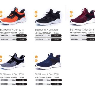 Giày Bitis Hunter X Orange 2018