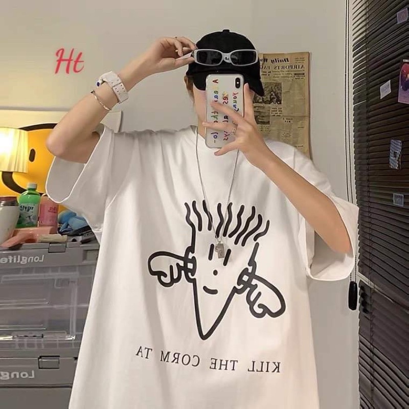 Áo phông tóc dựng đau tai H2Q877