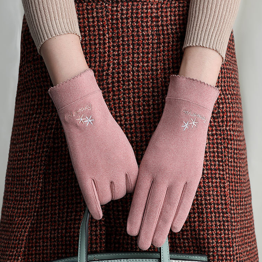 Găng tay giữ ấm sử dụng được màn hình cảm ứng thời trang cho nữ