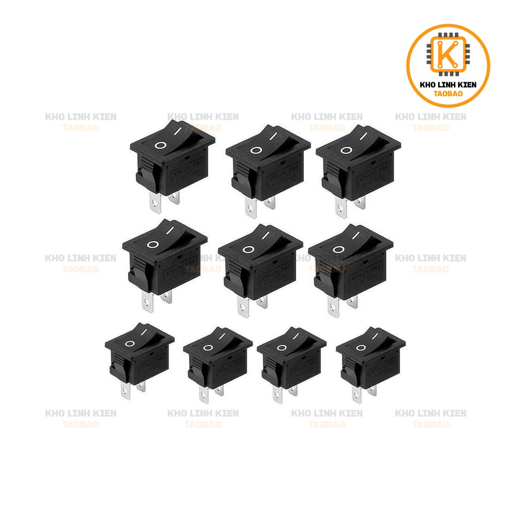 Combo 5 Chiếc Công Tắc Bập Bênh 3A 250V XL601 10x14MM
