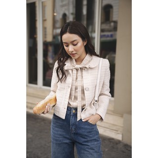Áo vest croptop phối ren