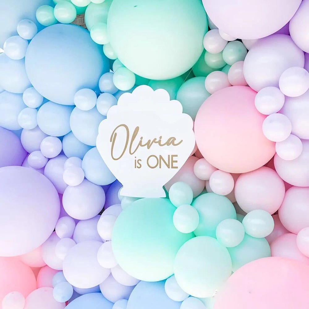 1 Bong Bóng Cao Su 10 Inch Màu Sắc Ngẫu Nhiên Dùng Để Trang Trí Tiệc Sinh Nhật / Đám Cưới