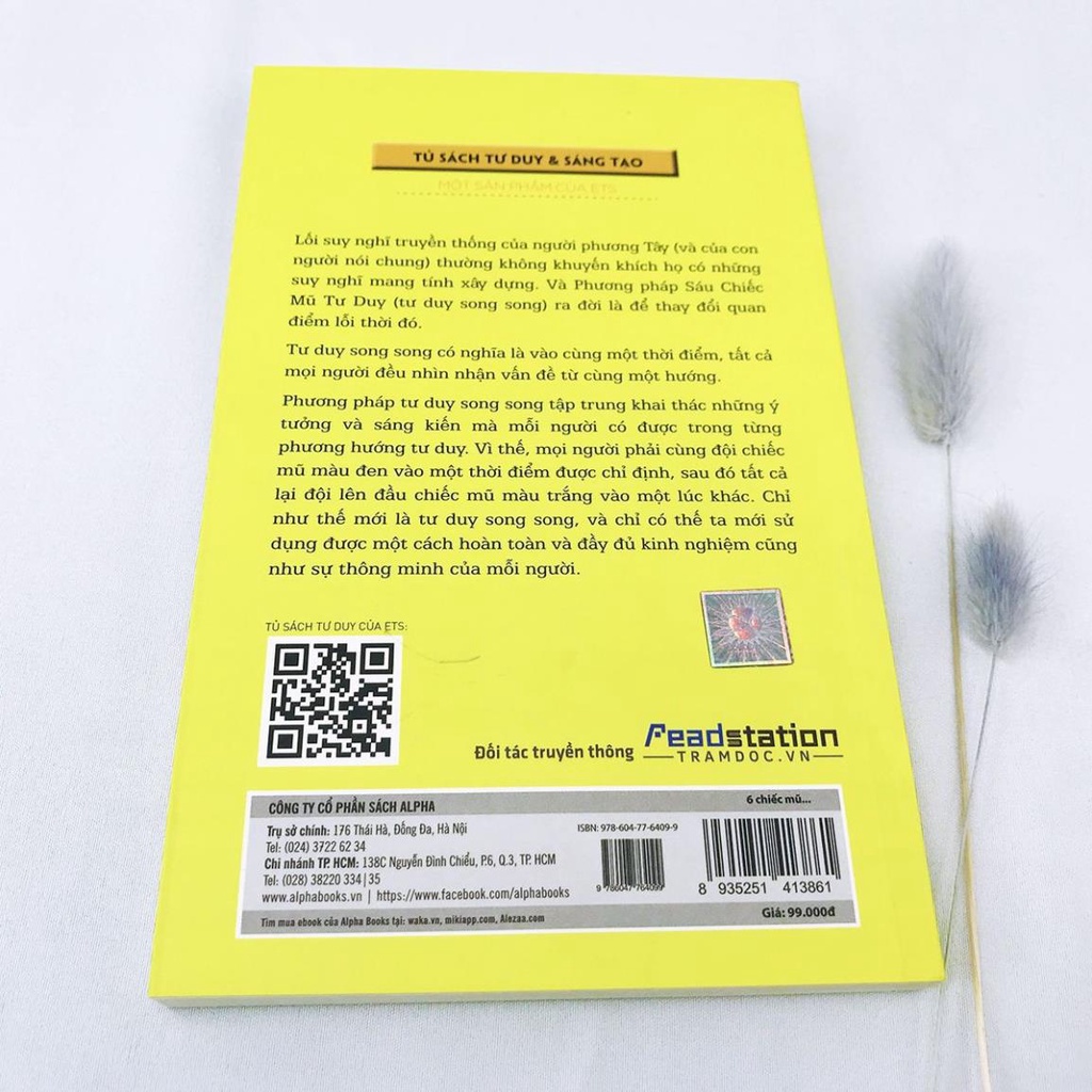 Sách - 6 Chiếc Mũ Tư Duy [AlphaBooks]