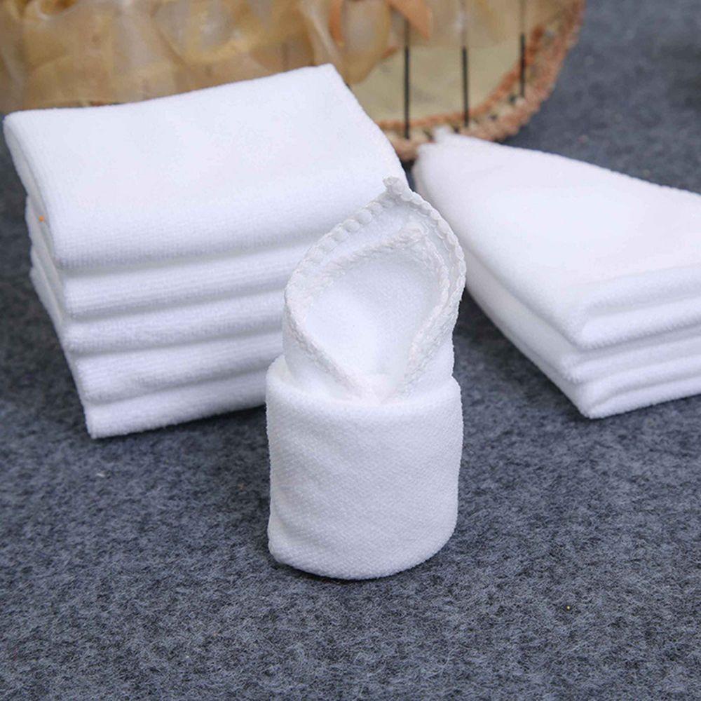 Set 2 / 6 / 10 Khăn Lau Bếp Hình Vuông Màu Trắng Mới Tiện Lợi Dễ Sử Dụng