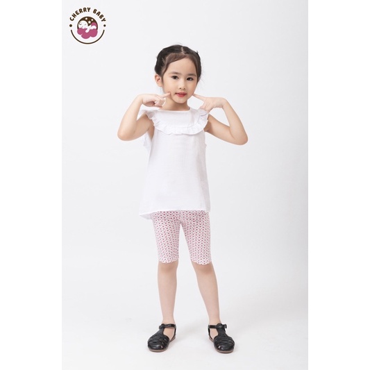 Đồ bộ cho bé gái áo chất thô cotton quần chất cotton size 7-22kg B03 - Cherry Baby