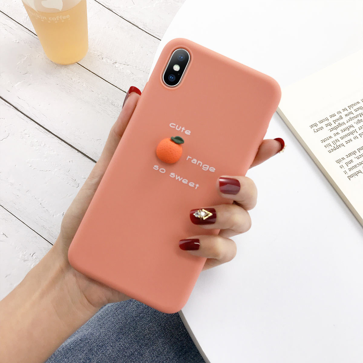 Ốp điện thoại TPU dẻo mẫu trái cây 3D DIY chống sốc trầy xước cho IPhone 11 Pro XR/XS/X 7 8 Plus | BigBuy360 - bigbuy360.vn