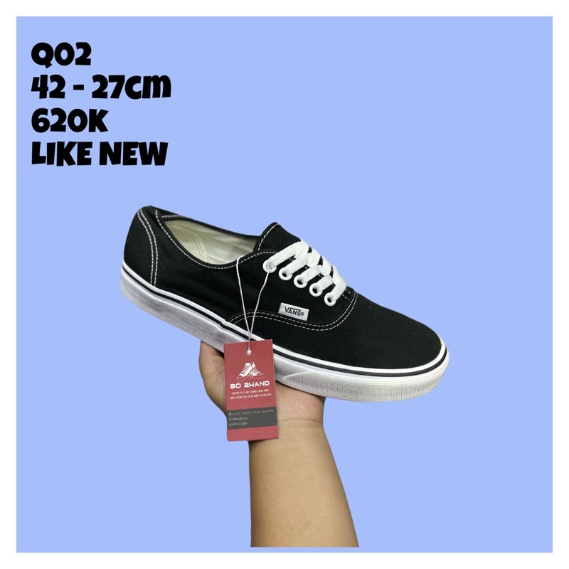 VANS AUTHENTIC CLASSIC 2HAND NAM NỮ CHÍNH HÃNG