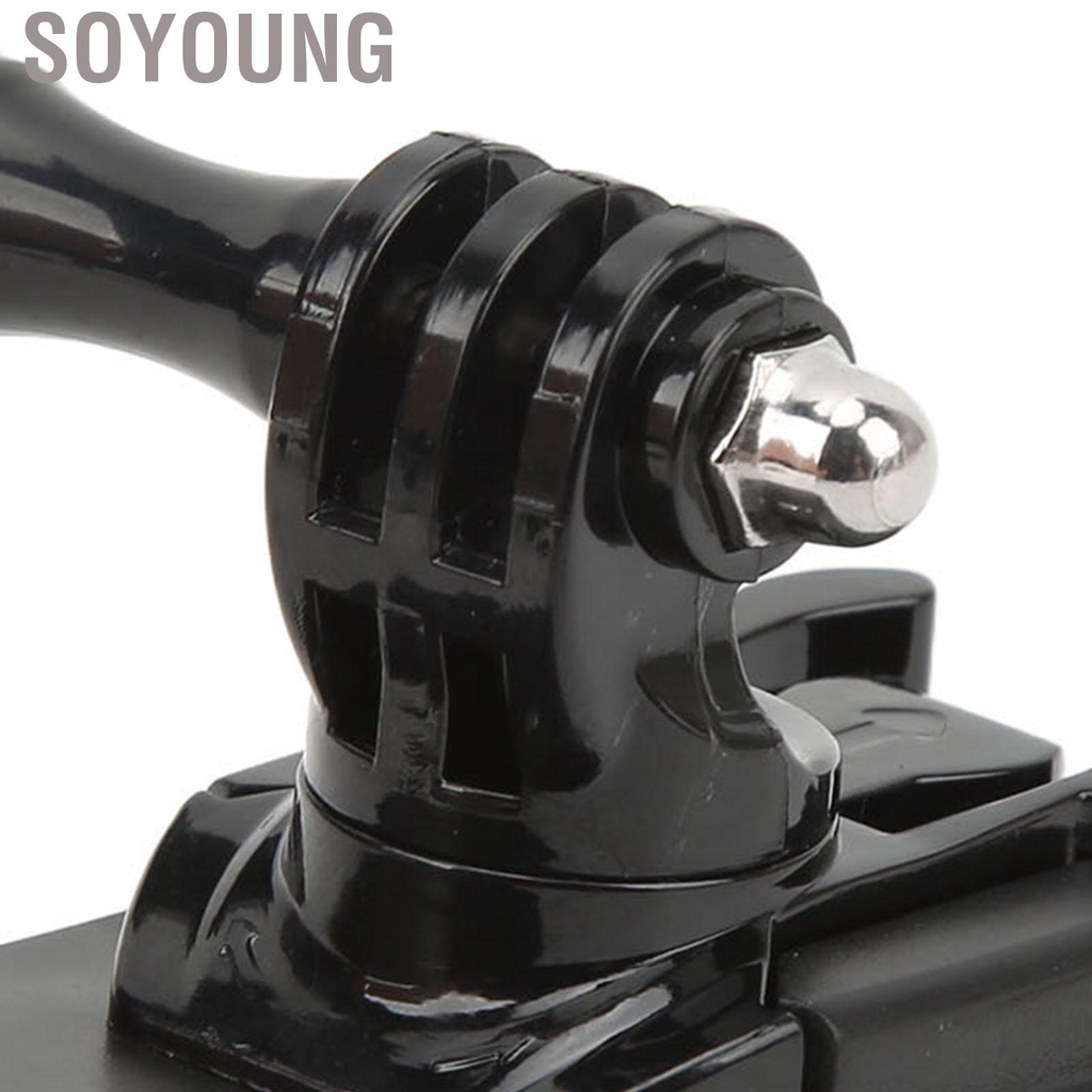 Soyoung Action Camera Backpack Clip 360 Degrees Rotating Plastic Fixing Clamp for Skiing