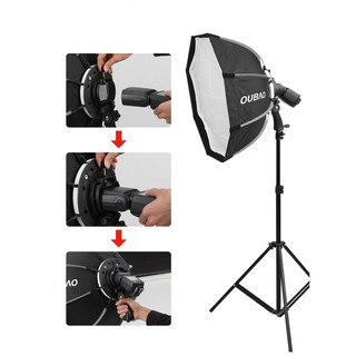 Softbox bát giác Triopo KS65 cho đèn flash speedlite Quick