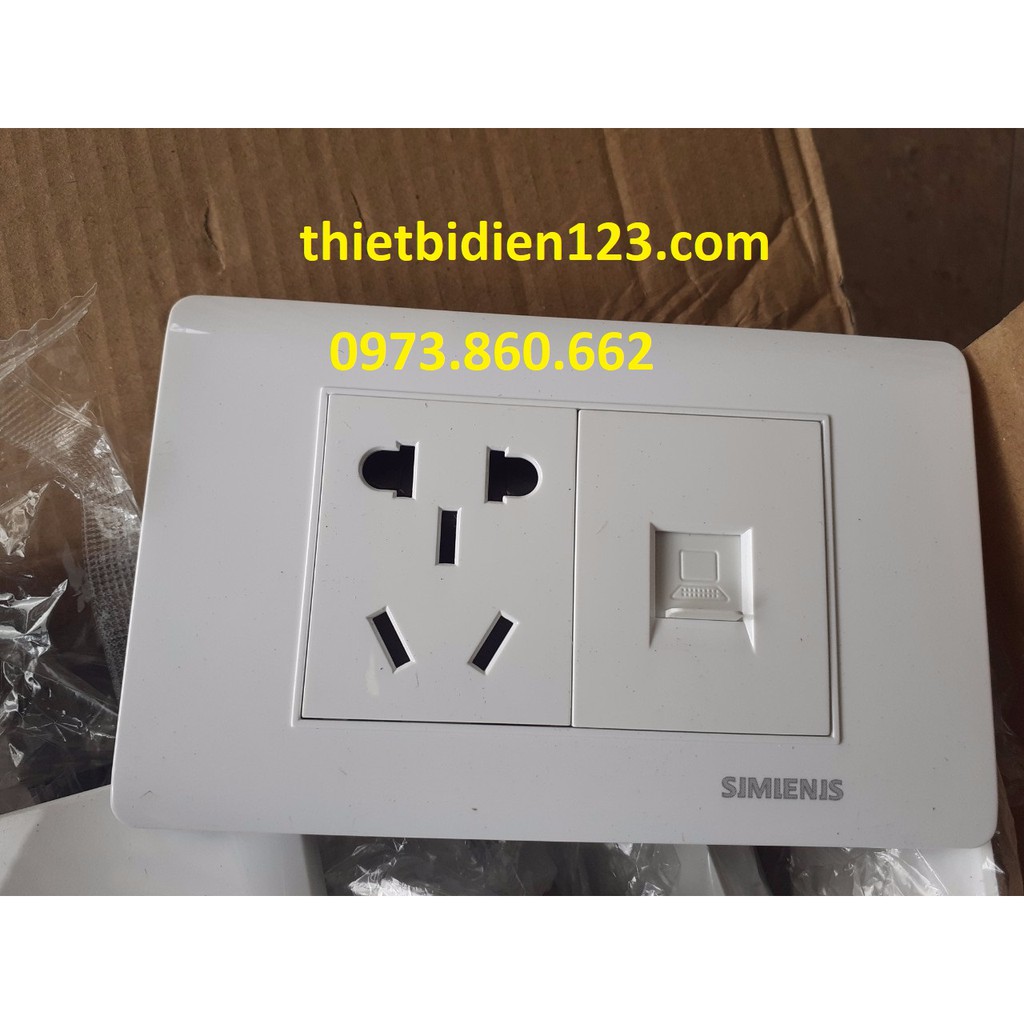 ổ cắm công tắc chữ nhật chuẩn 118