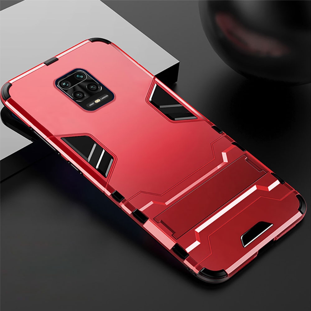 Ốp Điện Thoại Topewon Chất Liệu TPU Và PC Có Chân Đế Sang Trọng Cho Xiaomi Redmi Note 7 8 9 9s Pro Max