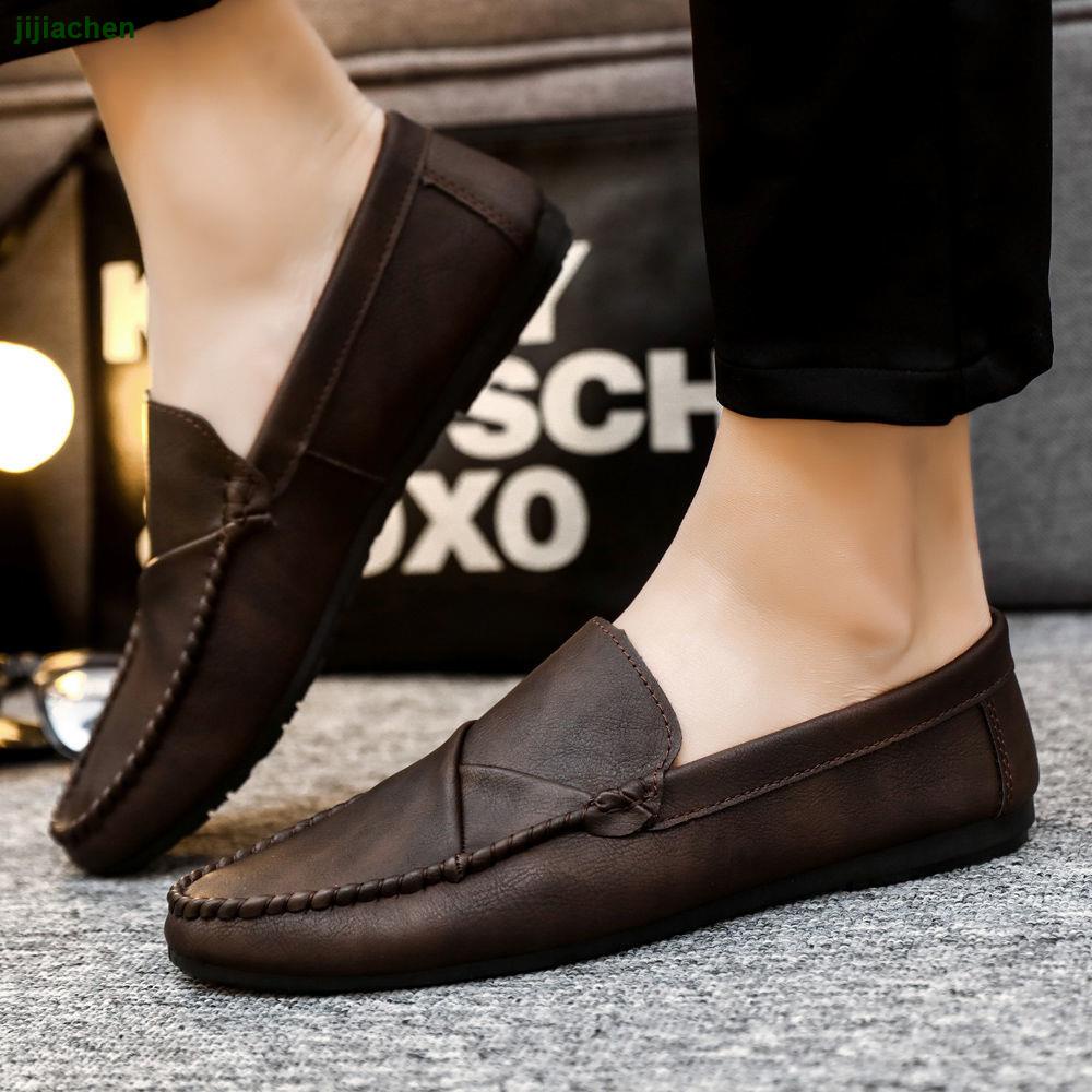 Giày lười da phong cách Anh Quốc thời trang mùa xuân cho nam