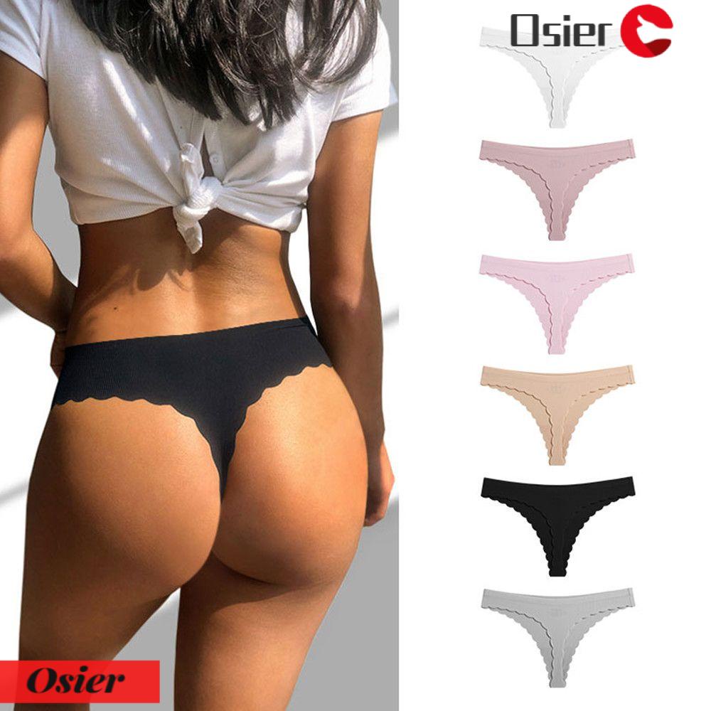 Quần Lót Lọt Khe Vải Lụa Lạnh Phong Cách Quyến Rũ One Piece 1 Cho Nữ