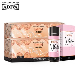 Combo 02 Hộp Gold ADIVA Collagen và 1 hộp White ADIVA