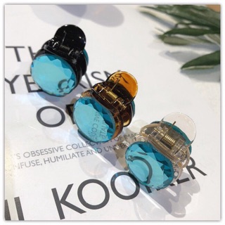 Set 2 Kẹp tóc càng cua mini đính đá