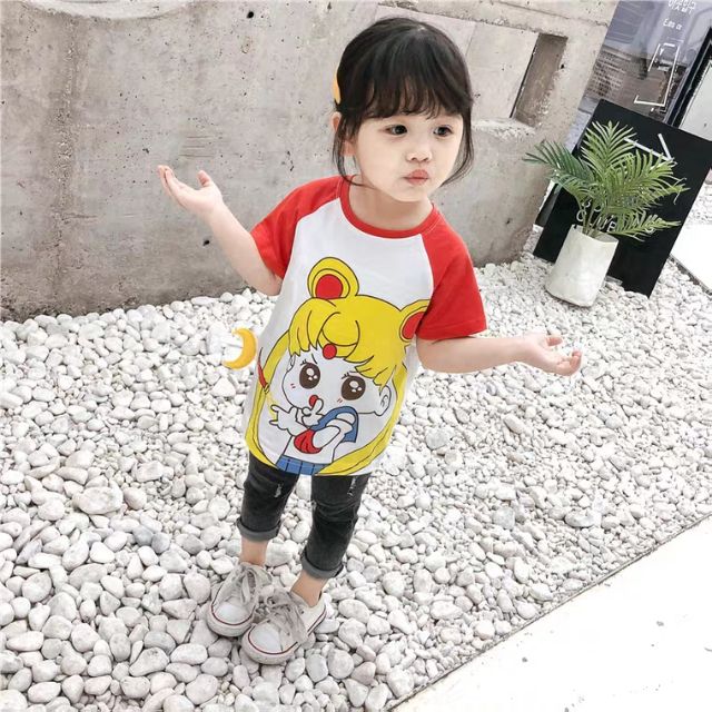 Bộ cotton bé gái 💥Bộ quần áo cộc tay trẻ em 8-18kg 💥Quần áo mùa hè trẻ em M38