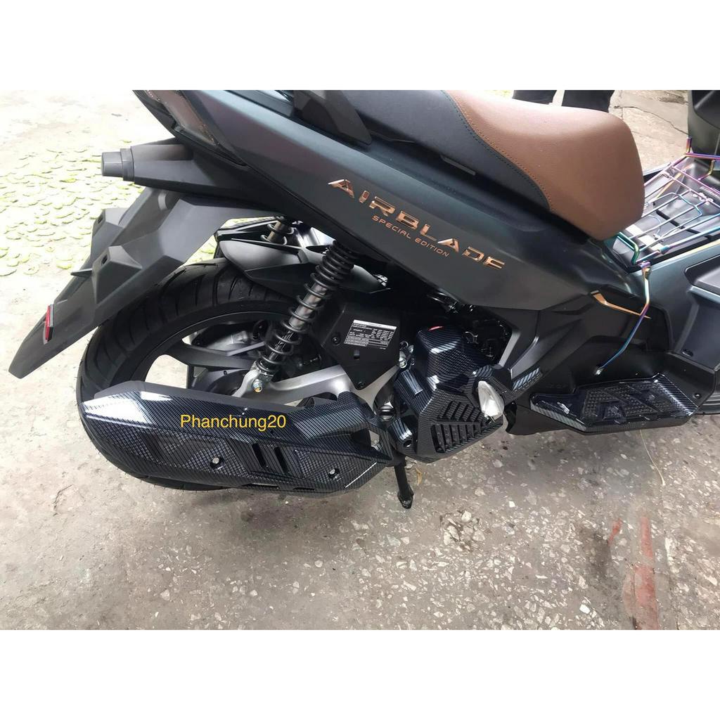 ỐP CHE PÔ  DÙNG CHO ĐỜI XE AB 2020 2021 - 125 150cc CACBON / CROM