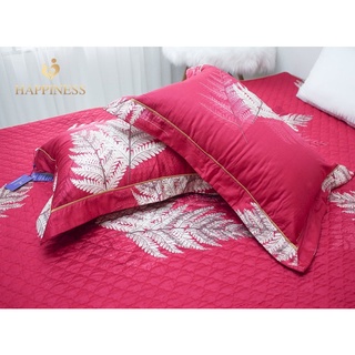 Set ga gối chun chần bông Happiness