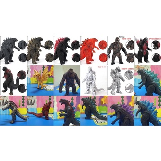 Combo Mô hình Godzilla vs Kong, đồ chơi trẻ em Vinyl Figure