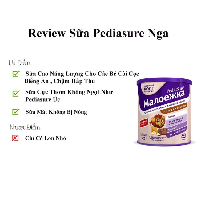 Sữa Pediasure Nga