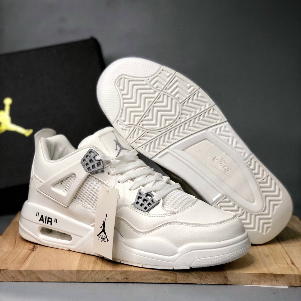 [Fullbox] Giày Jordan 4 Full trắng nam nữ | BigBuy360 - bigbuy360.vn