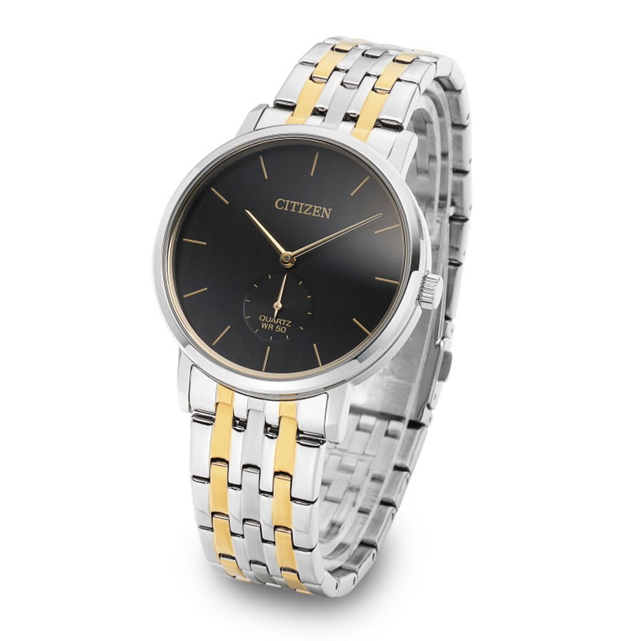 Đồng Hồ Nam Citizen Dây Thép Không Gỉ BE9174-55E - Mặt Đen